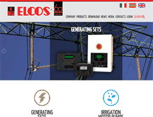 Tablet Screenshot of elcos.it